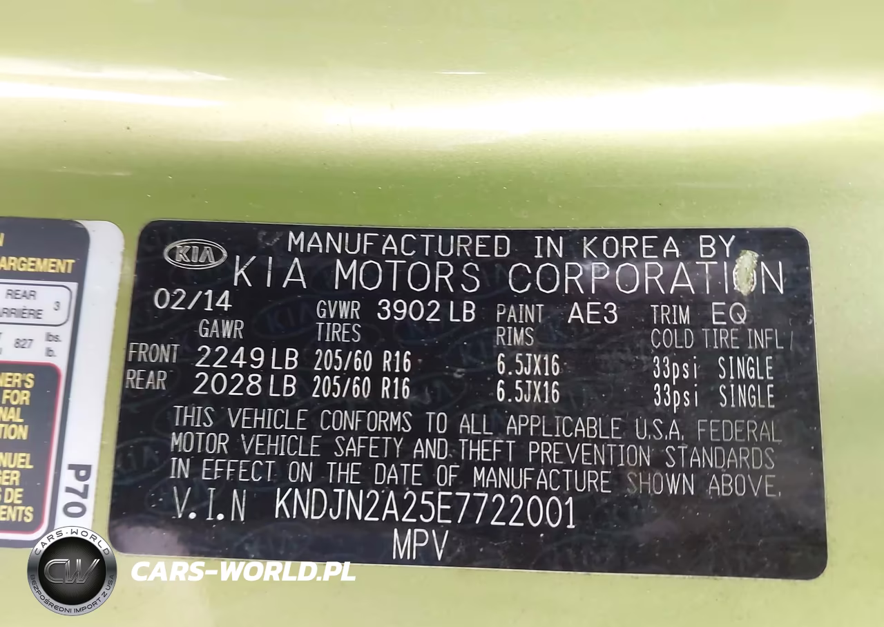 2014 Kia Soul VIN:KNDJN2A25E7722001 - 9