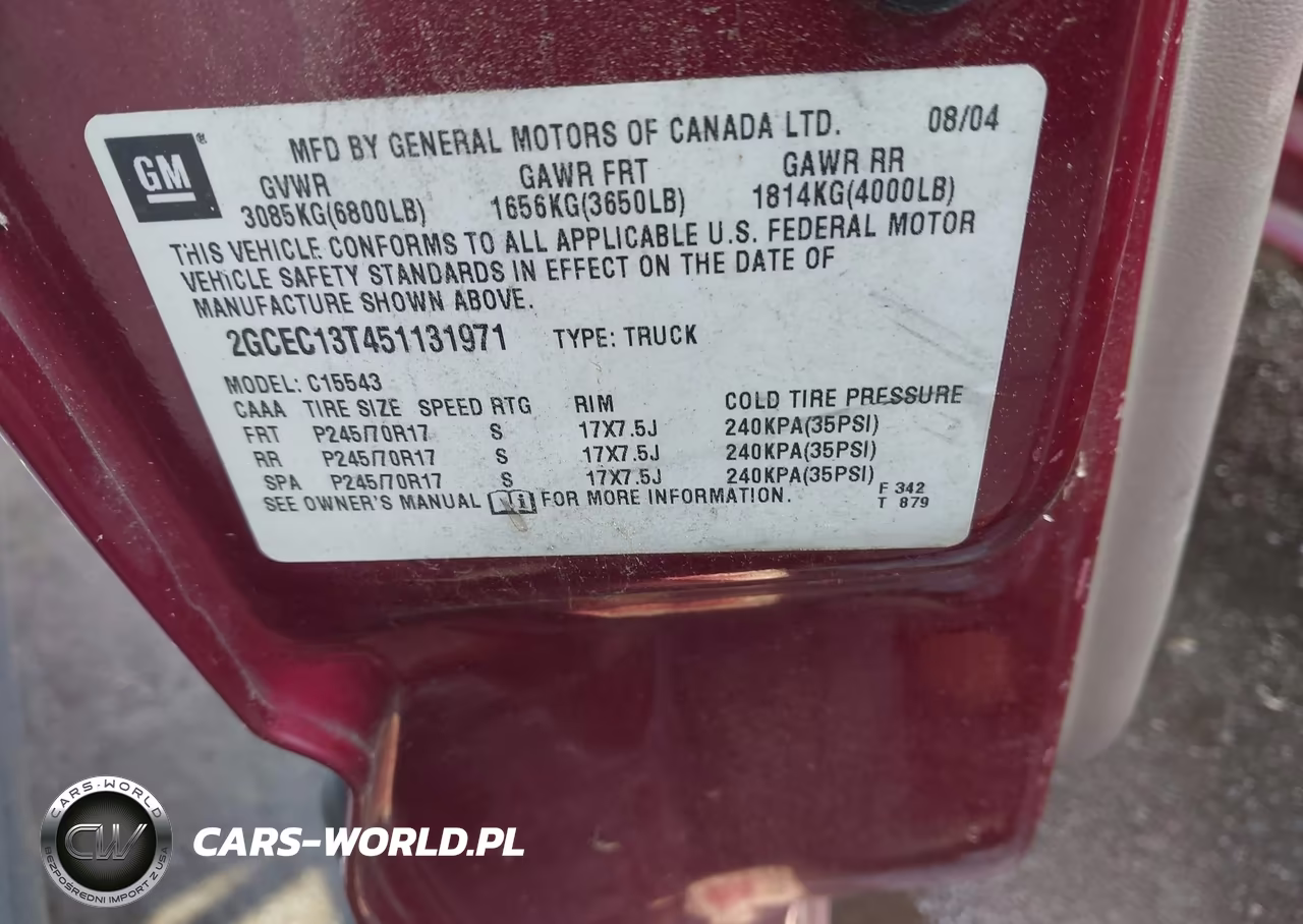 2005 Chevrolet Silverado 1500 Ls VIN:2GCEC13T451131971 - 9