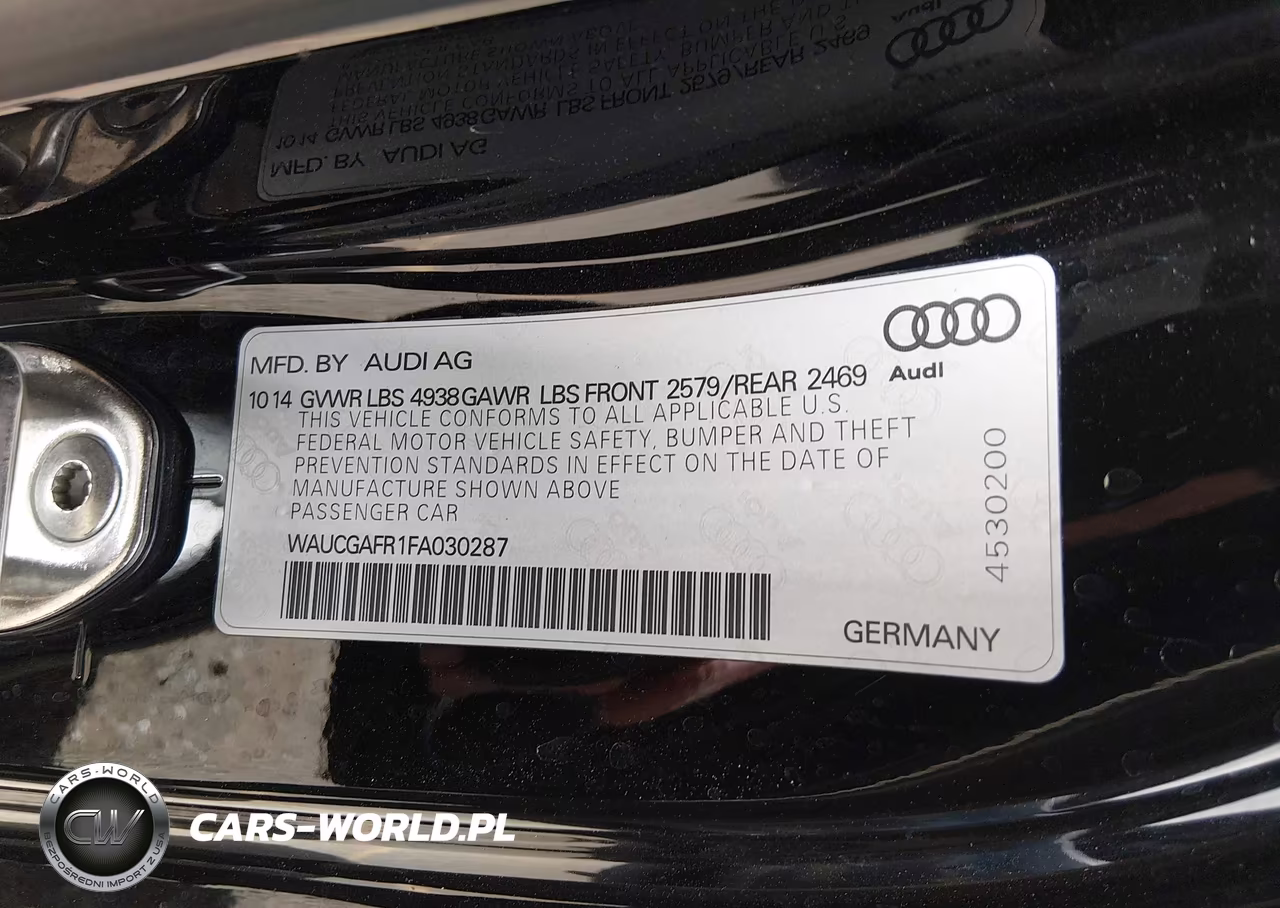 2015 Audi S5 3.0T Premium Plus VIN:WAUCGAFR1FA030287 - 9