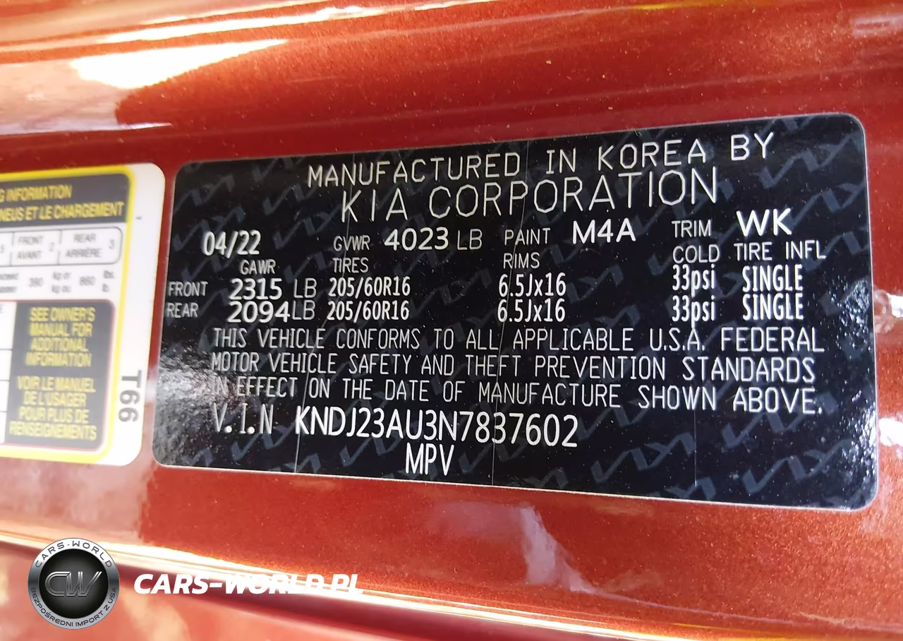 2022 Kia Soul Lx VIN:KNDJ23AU3N7837602 - 9