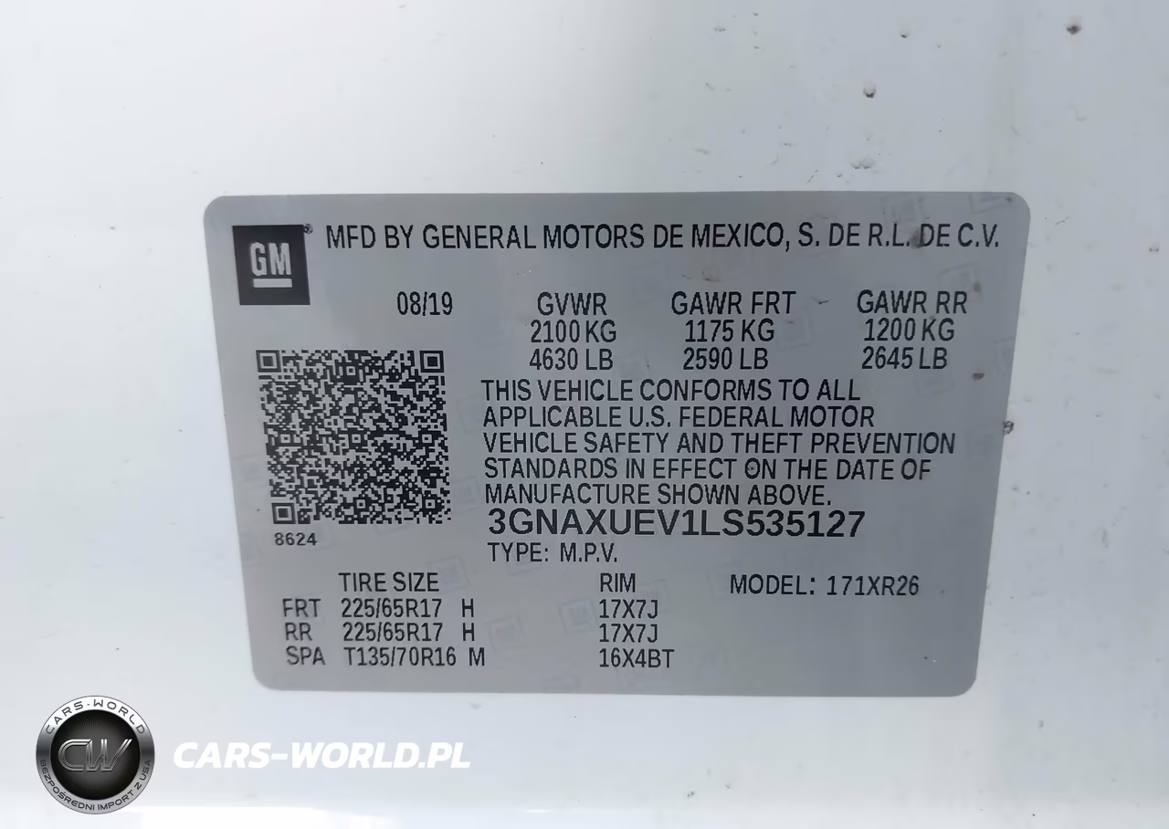2020 Chevrolet Equinox Awd Lt 1.5L Turbo VIN:3GNAXUEV1LS535127 - 9