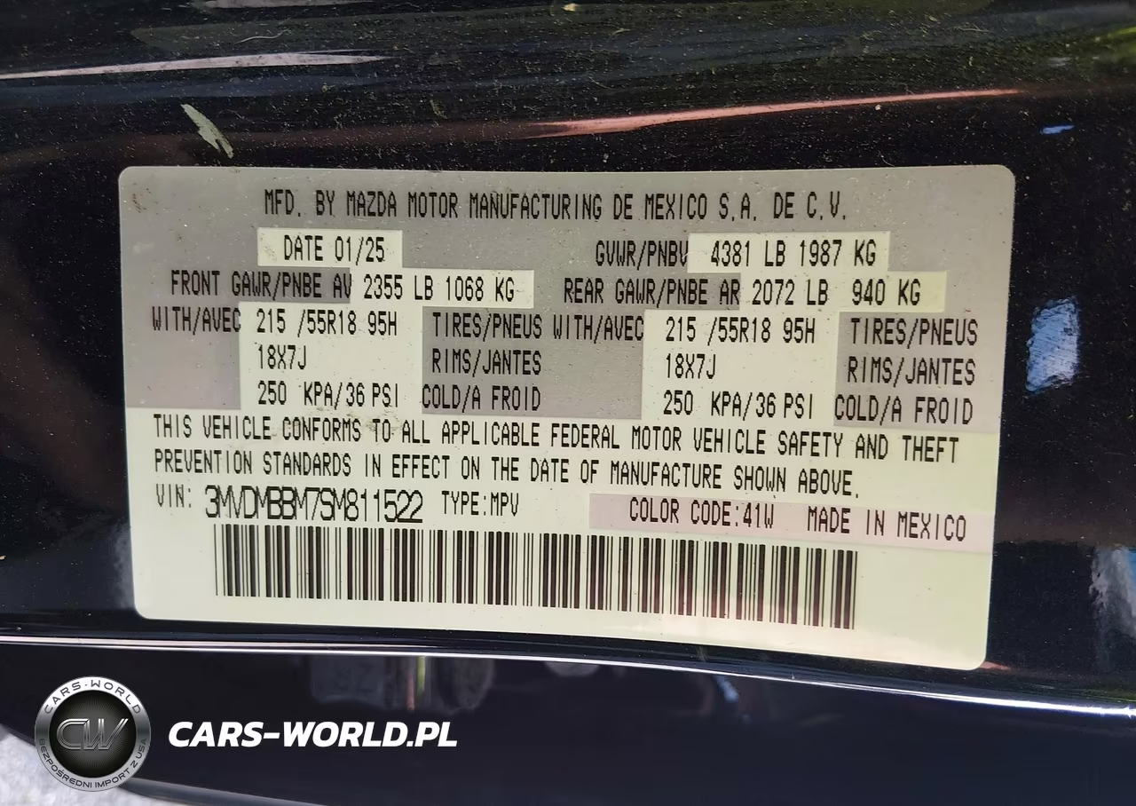 2025 Mazda Cx-30 2.5 S Select Sport VIN:3MVDMBBM7SM811522 - 9