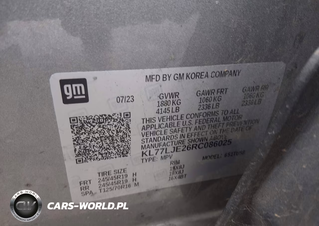 2024 Chevrolet Trax Fwd 2Rs VIN:KL77LJE26RC086025 - 9