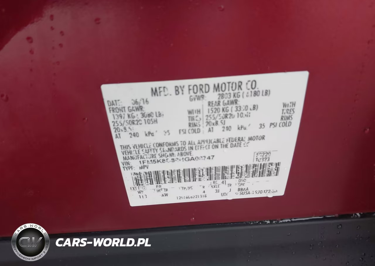 2017 Ford Explorer Xlt VIN:1FM5K8D88HGA08747 - 9