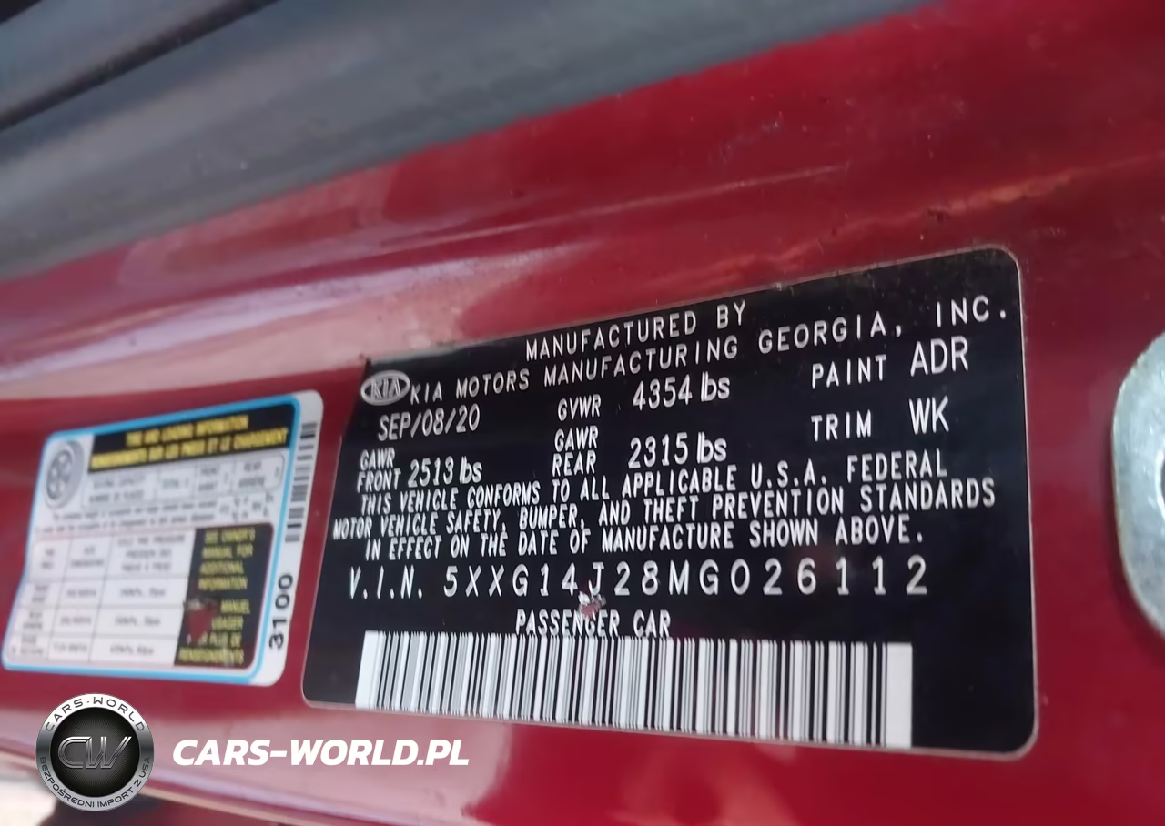 2021 Kia K5 Lxs VIN:5XXG14J28MG026112 - 9
