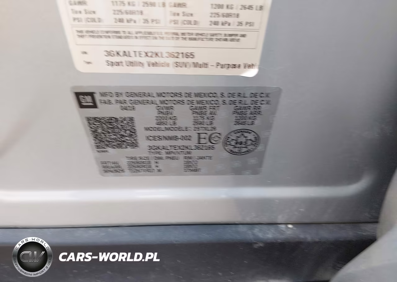 2019 GMC Terrain Sle VIN:3GKALTEX2KL362165 - 9