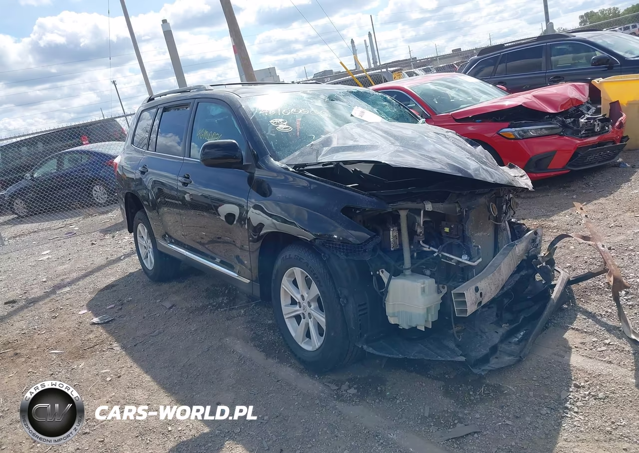 2013 Toyota Highlander Se V6 VIN:5TDBK3EH1DS178327 - 1
