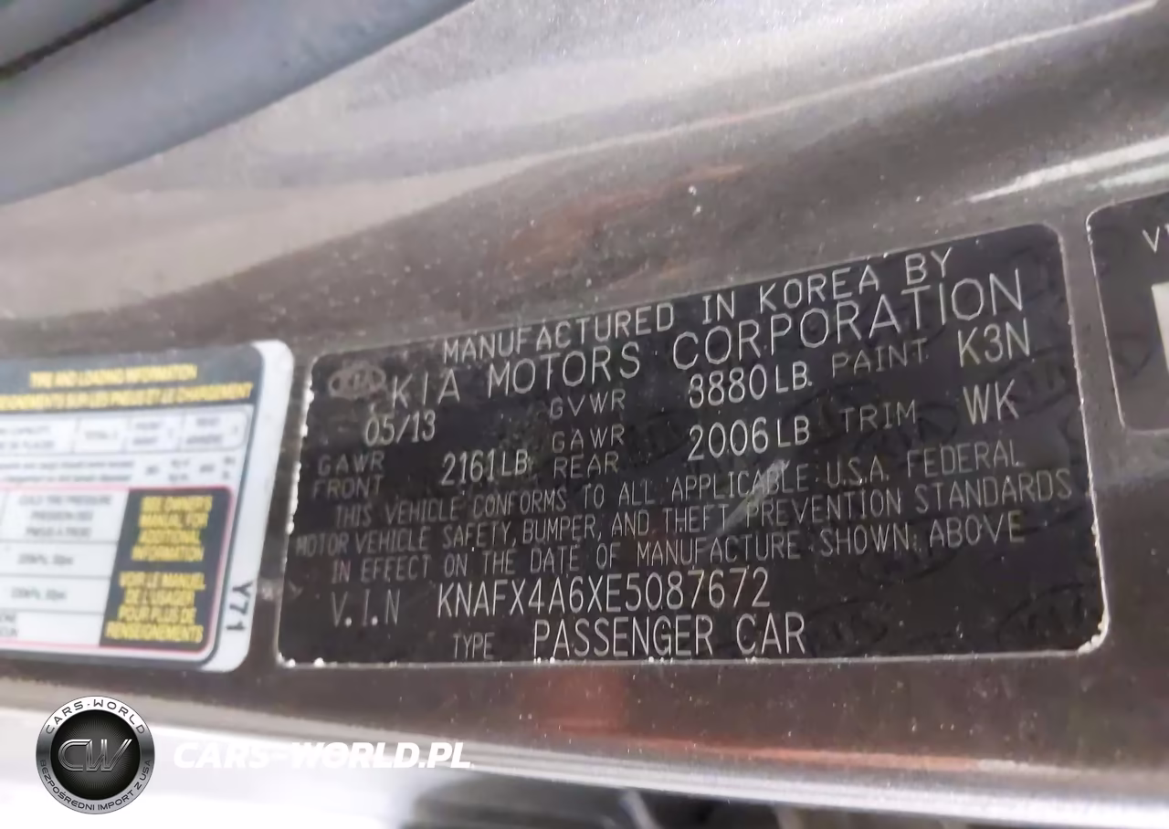 2014 Kia Forte Lx VIN:KNAFX4A6XE5087672 - 9
