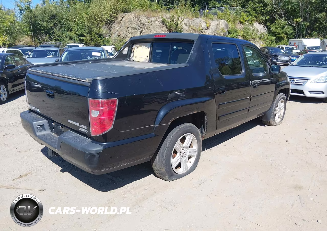 2010 Honda Ridgeline Rtl VIN:5FPYK1F55AB008482 - 4