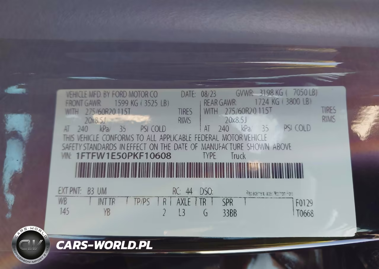 2023 Ford F-150 Xlt VIN:1FTFW1E50PKF10608 - 9