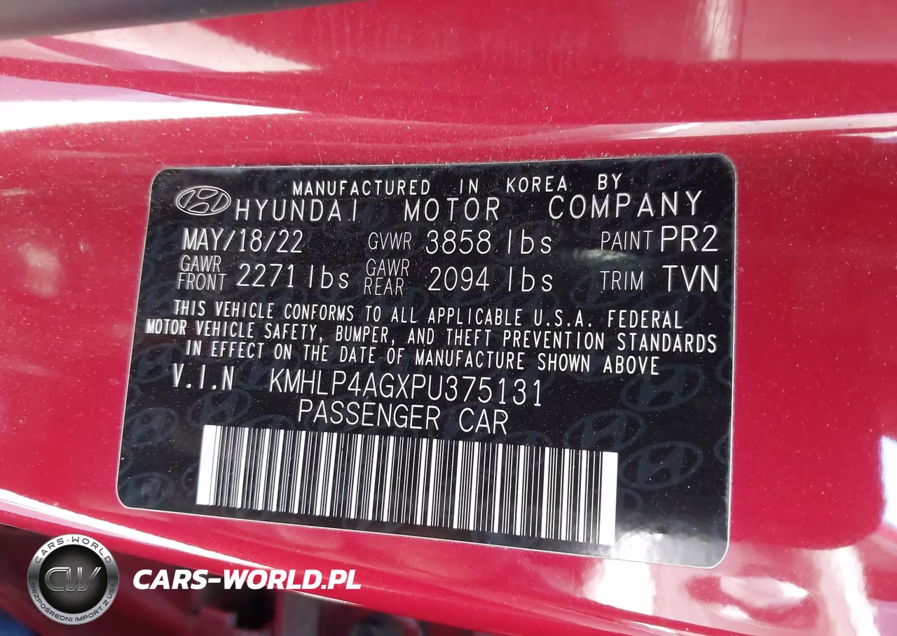 2023 Hyundai Elantra Limited VIN:KMHLP4AGXPU375131 - 9