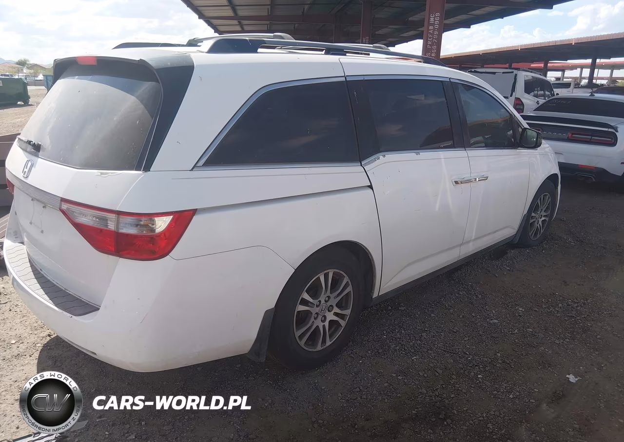 2011 Honda Odyssey Ex-L VIN:5FNRL5H61BB002350 - 4