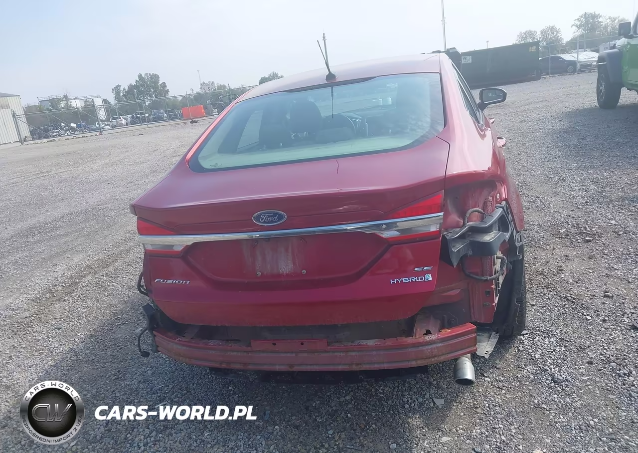 2018 Ford Fusion Hybrid Se VIN:3FA6P0LU6JR172240 - 17