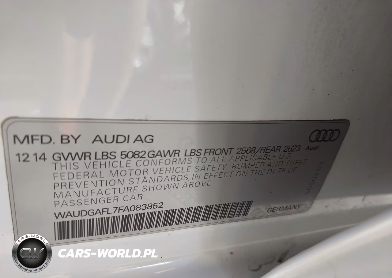 2015 Audi S4 3.0T Premium Plus VIN:WAUDGAFL7FA083852 - 9