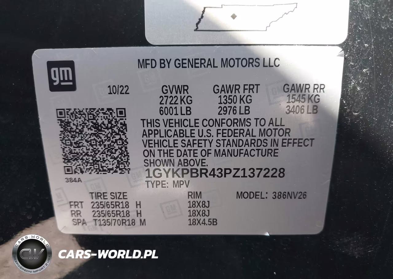 2023 Cadillac Xt6 Awd Luxury VIN:1GYKPBR43PZ137228 - 9