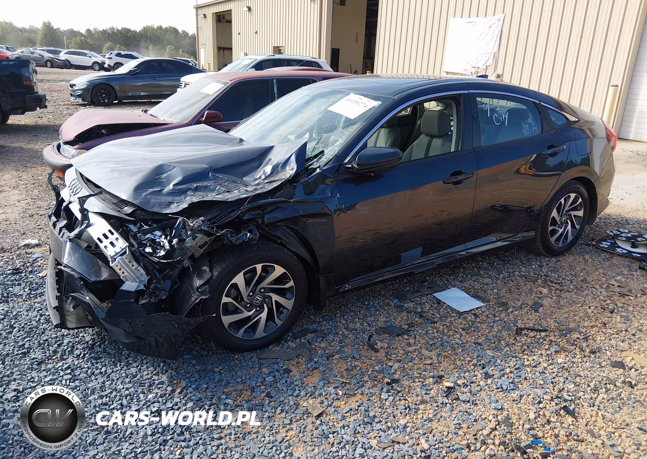2018 Honda Civic Ex VIN:19XFC2F75JE017676 - 2