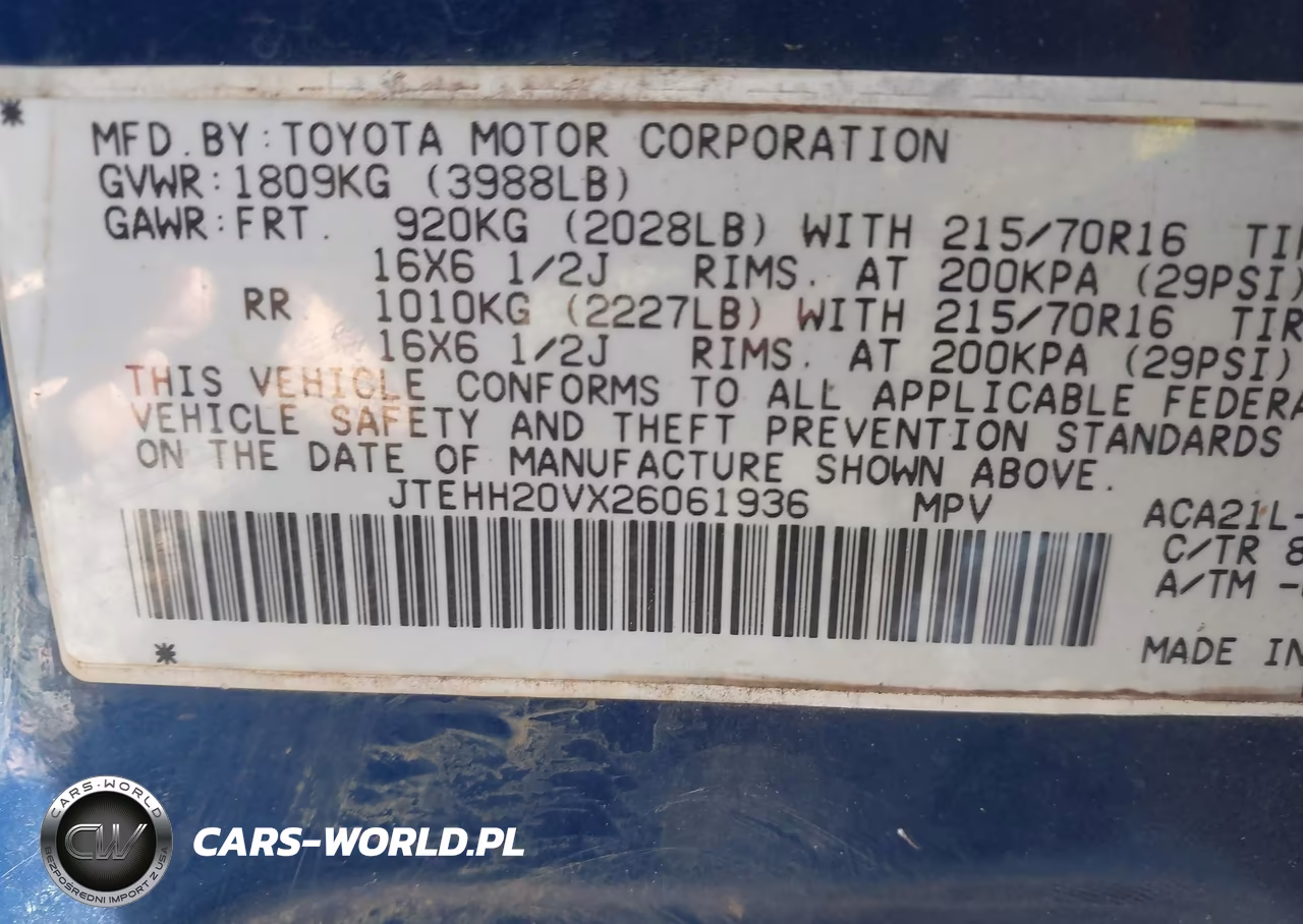 2002 Toyota Rav4 VIN:JTEHH20VX26061936 - 9