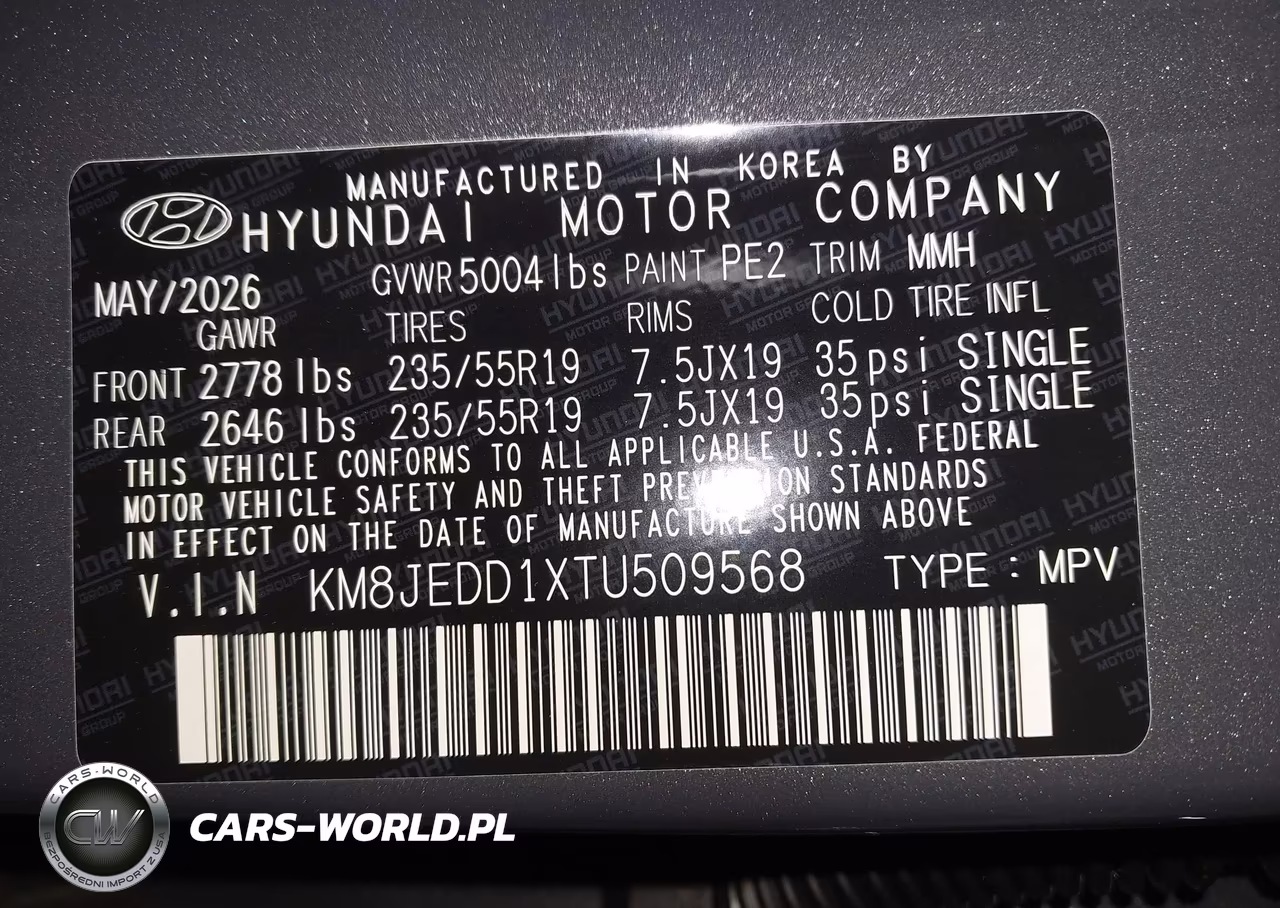 2026 Hyundai Tucson Hybrid Limited VIN:KM8JEDD1XTU509568 - 9