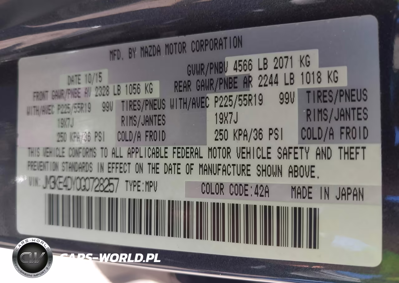 2016 Mazda Cx-5 Grand Touring VIN:JM3KE4DY0G0728257 - 9