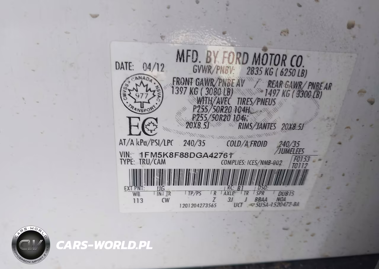 2013 Ford Explorer Limited VIN:1FM5K8F88DGA42761 - 9