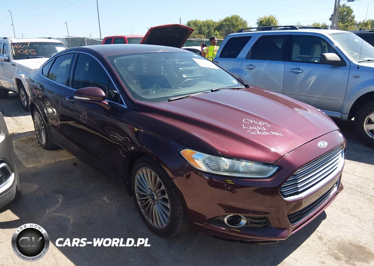 2013 Ford Fusion Titanium VIN:3FA6P0D94DR324403 - 1