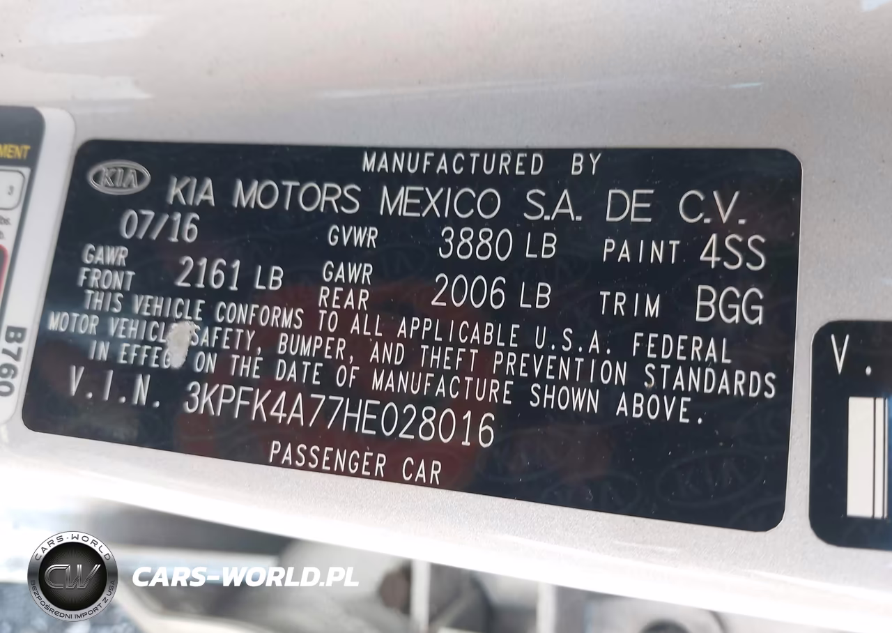 2017 Kia Forte Lx VIN:3KPFK4A77HE028016 - 9