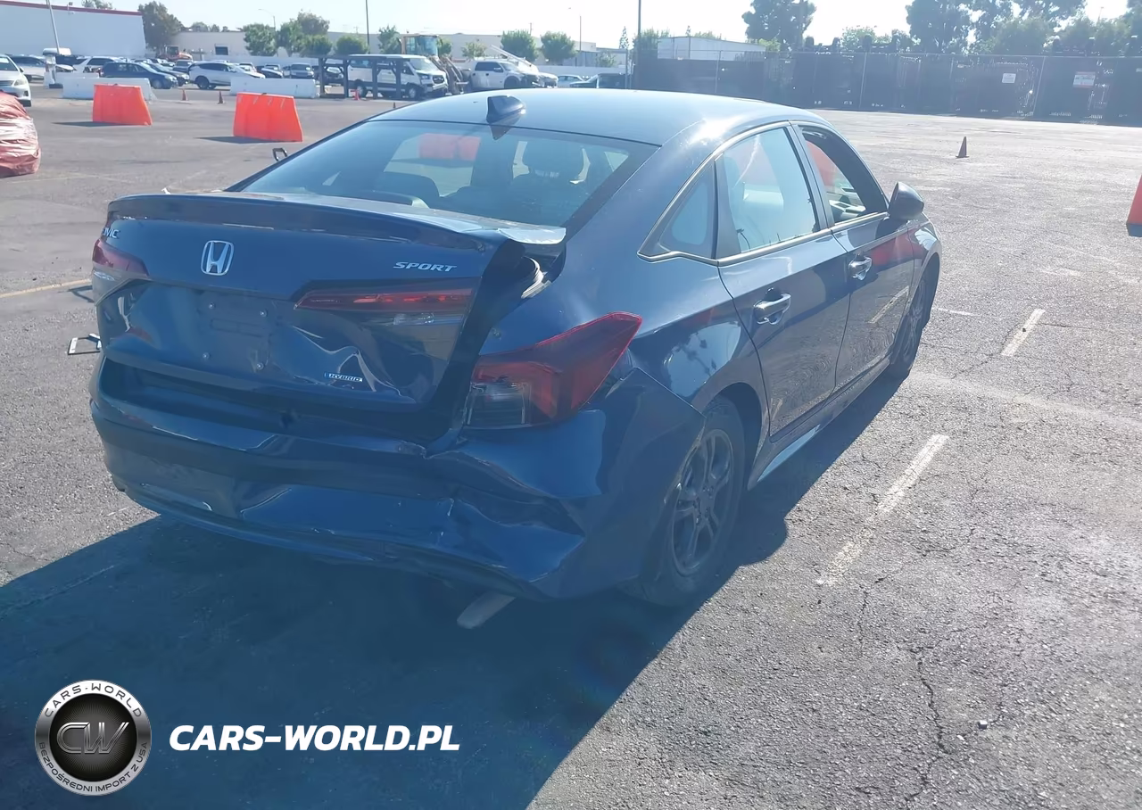 2025 Honda Civic Hybrid Sport-Sport Touring VIN:2HGFE4F80SH334089 - 4
