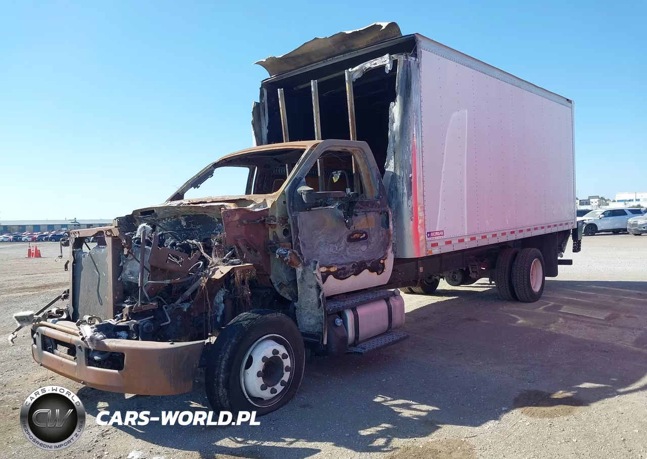 2017 Ford F-650 Diesel Kick-Up Frame VIN:1FDNF6EC6HDB12036 - 2