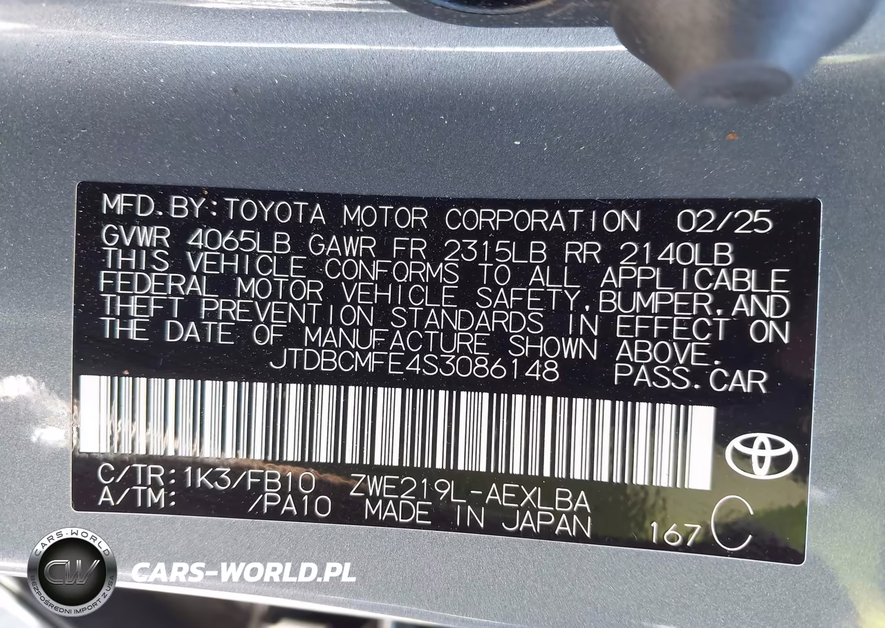 2025 Toyota Corolla Hybrid Le VIN:JTDBCMFE4S3086148 - 9