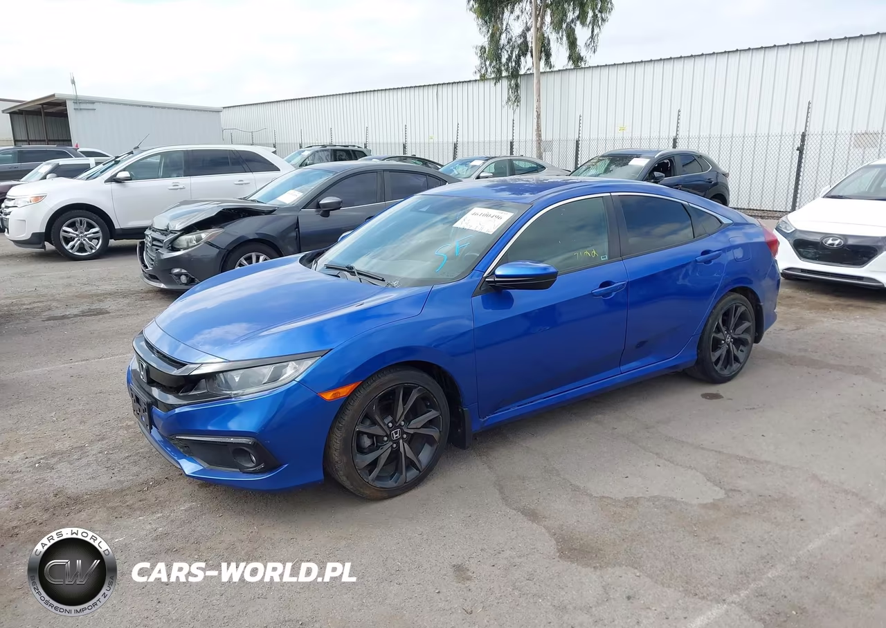 2019 Honda Civic Sport VIN:19XFC2F87KE204122 - 2