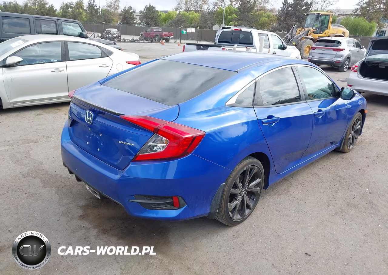 2019 Honda Civic Sport VIN:19XFC2F87KE204122 - 4