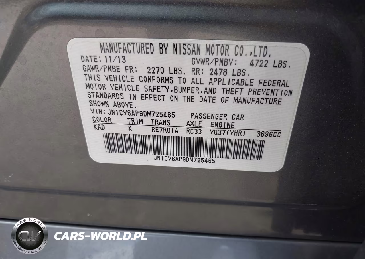 2013 Infiniti G37 Journey VIN:JN1CV6AP9DM725465 - 9
