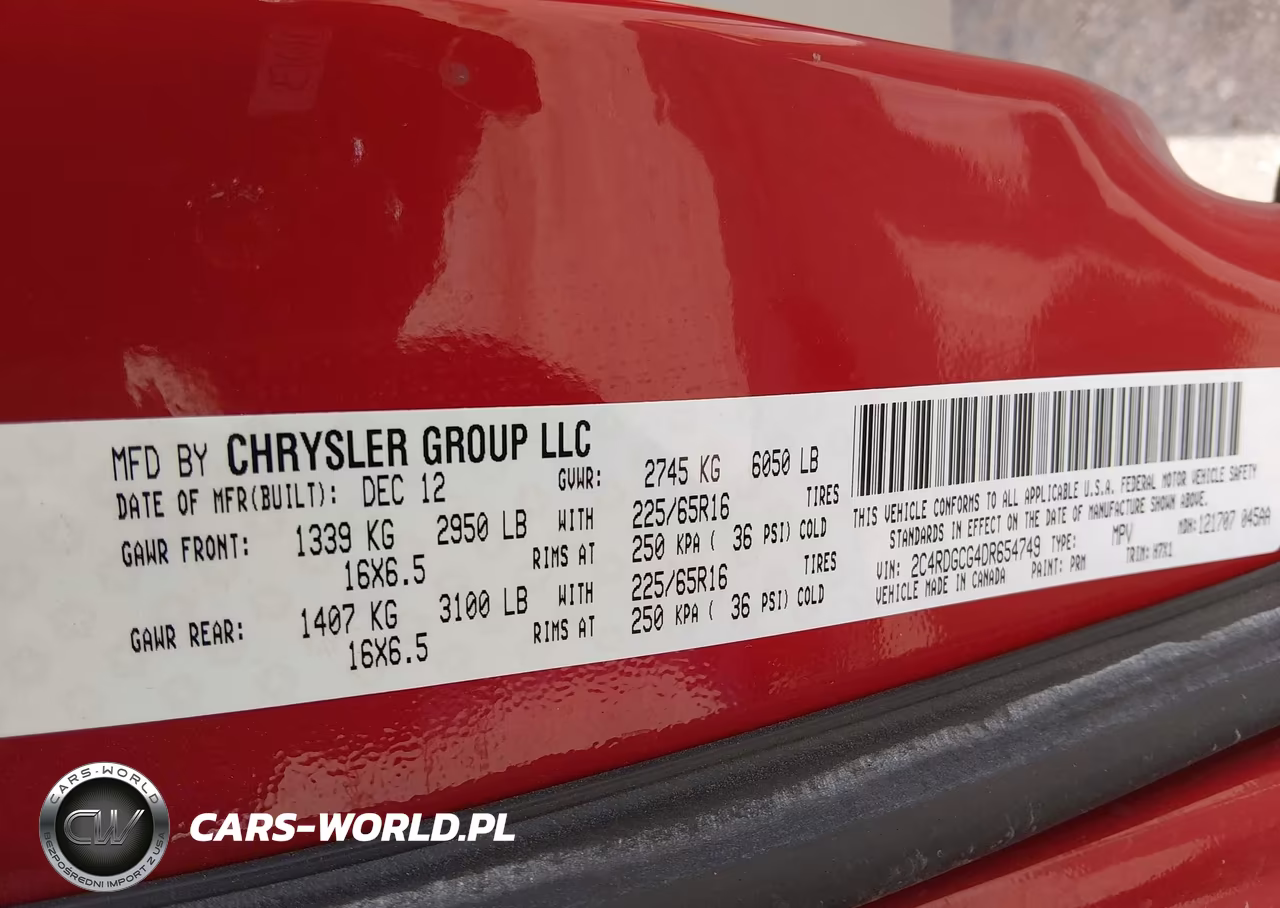 2013 Dodge Grand Caravan Sxt VIN:2C4RDGCG4DR654749 - 9