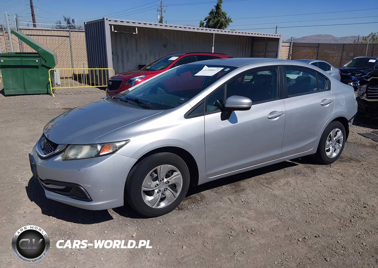 2014 Honda Civic Lx VIN:19XFB2F50EE262389 - 2