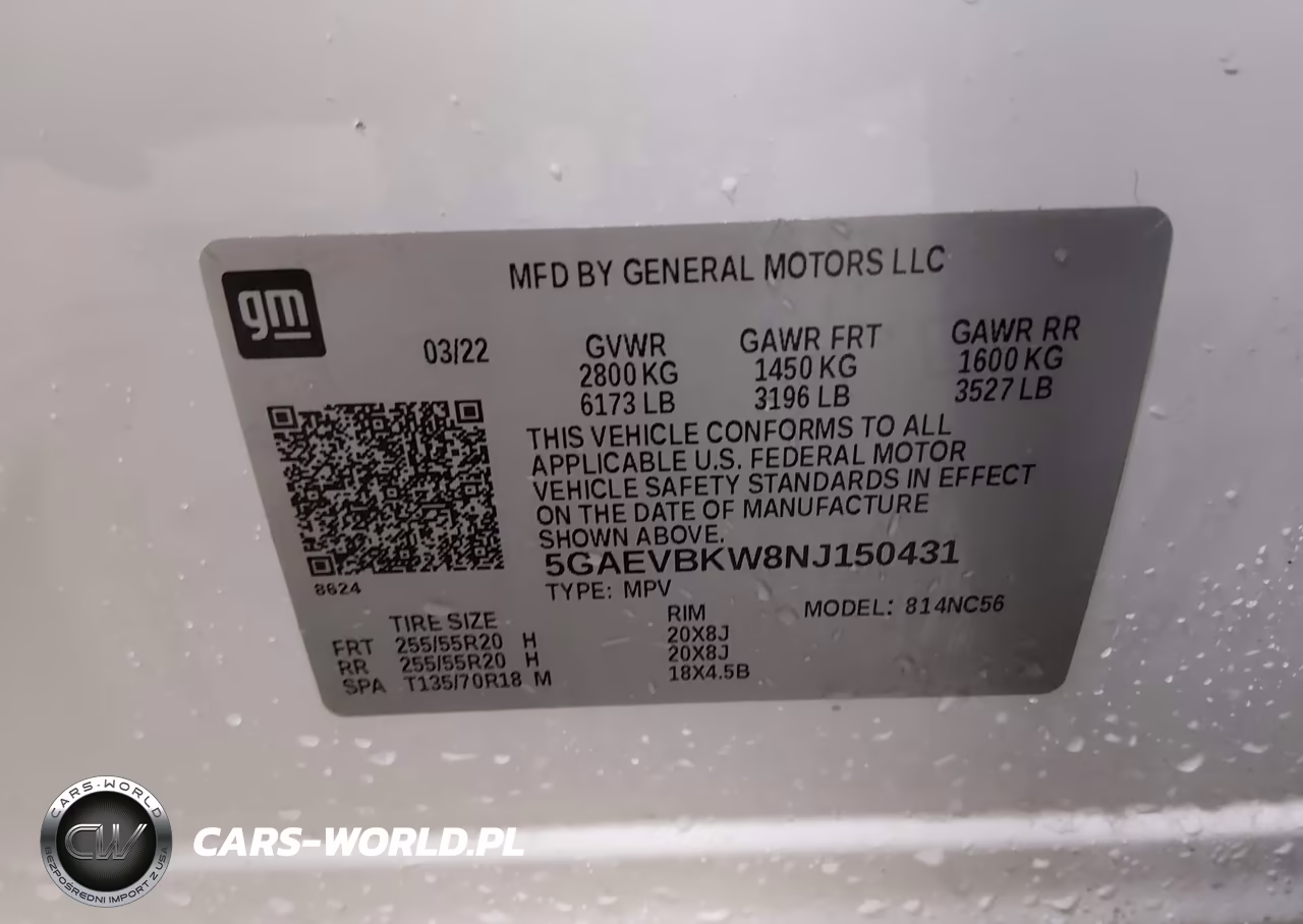 2022 Buick Enclave Awd Premium VIN:5GAEVBKW8NJ150431 - 9