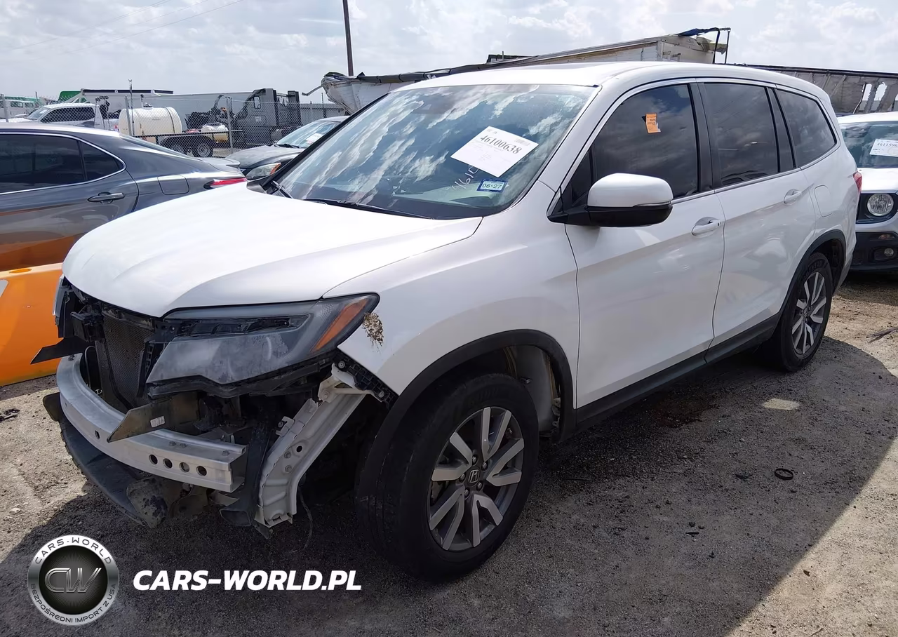 2019 Honda Pilot Ex-L VIN:5FNYF5H52KB038025 - 2