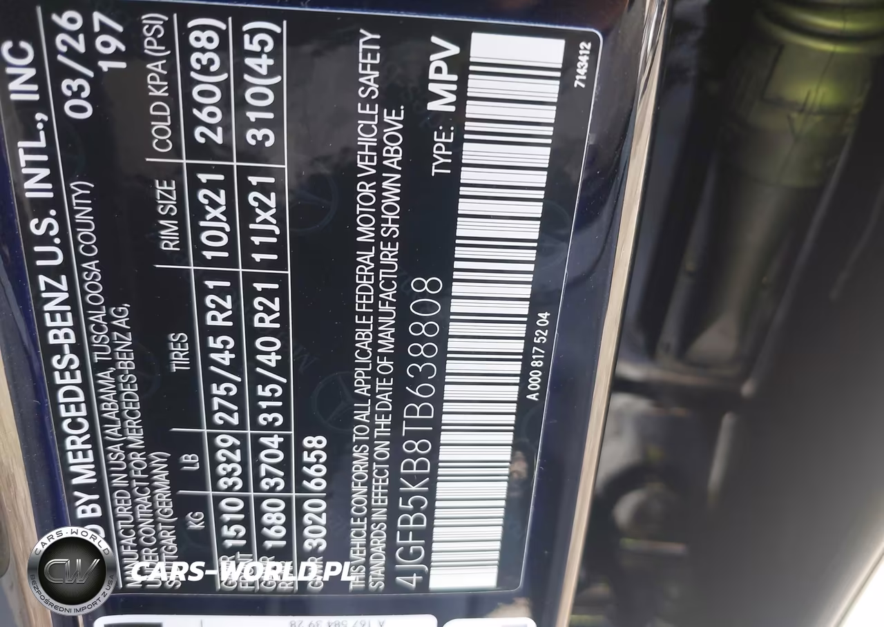 2026 Mercedes-Benz Gle 450 4Matic VIN:4JGFB5KB8TB638808 - 9