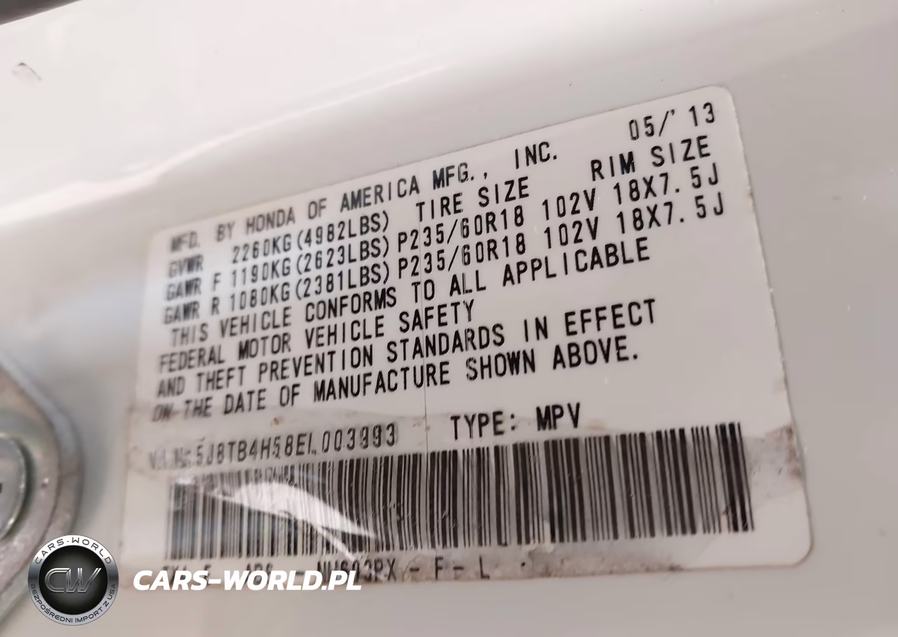 2014 Acura Rdx VIN:5J8TB4H58EL003993 - 9