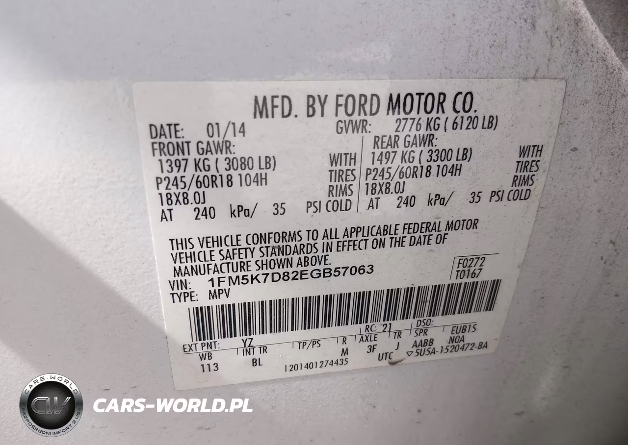 2014 Ford Explorer Xlt VIN:1FM5K7D82EGB57063 - 9