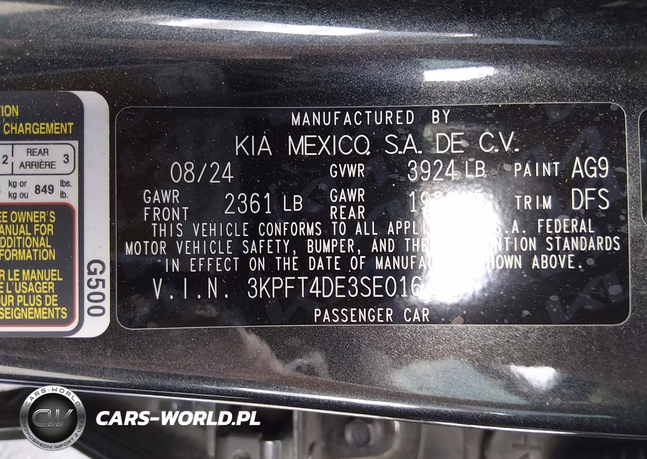 2025 Kia K4 Lxs VIN:3KPFT4DE3SE016475 - 9