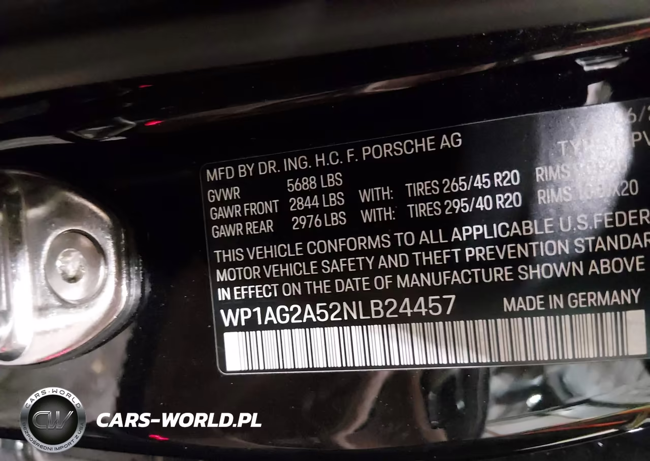 2022 Porsche Macan S VIN:WP1AG2A52NLB24457 - 9