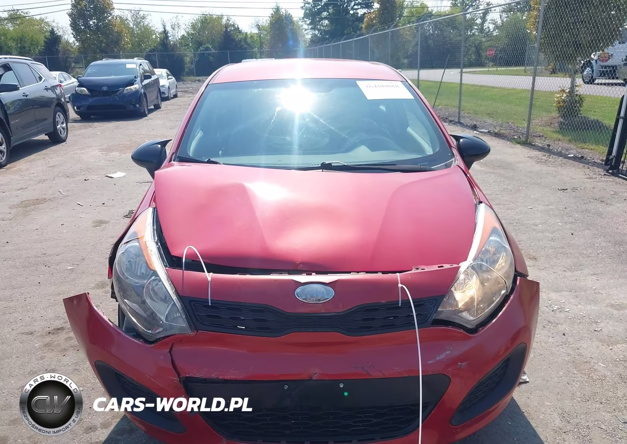 2013 Kia Rio Lx VIN:KNADM5A3XD6285155 - 12