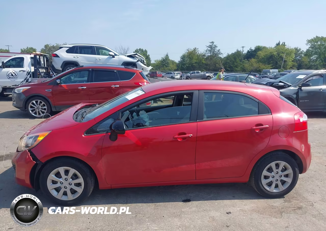 2013 Kia Rio Lx VIN:KNADM5A3XD6285155 - 14