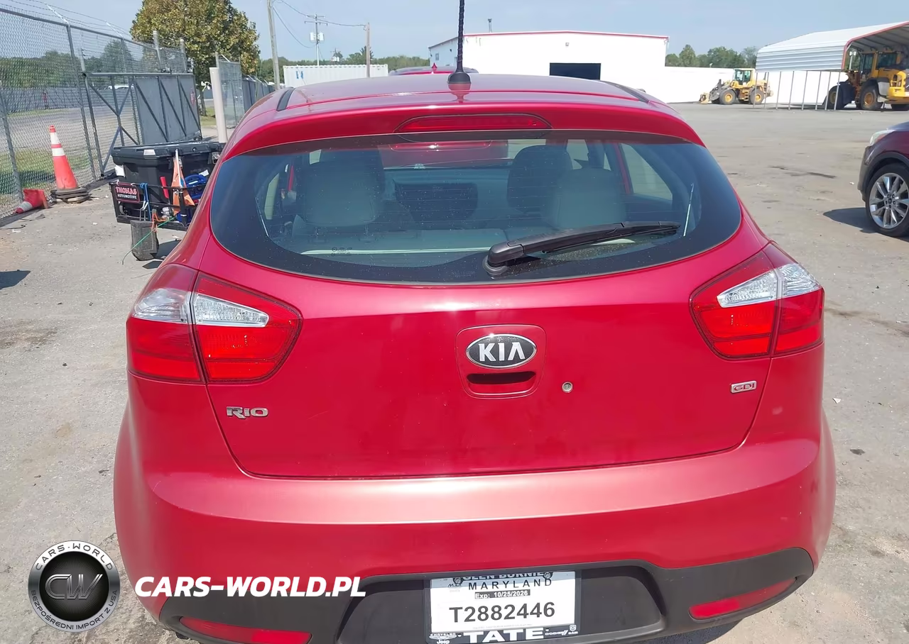 2013 Kia Rio Lx VIN:KNADM5A3XD6285155 - 16