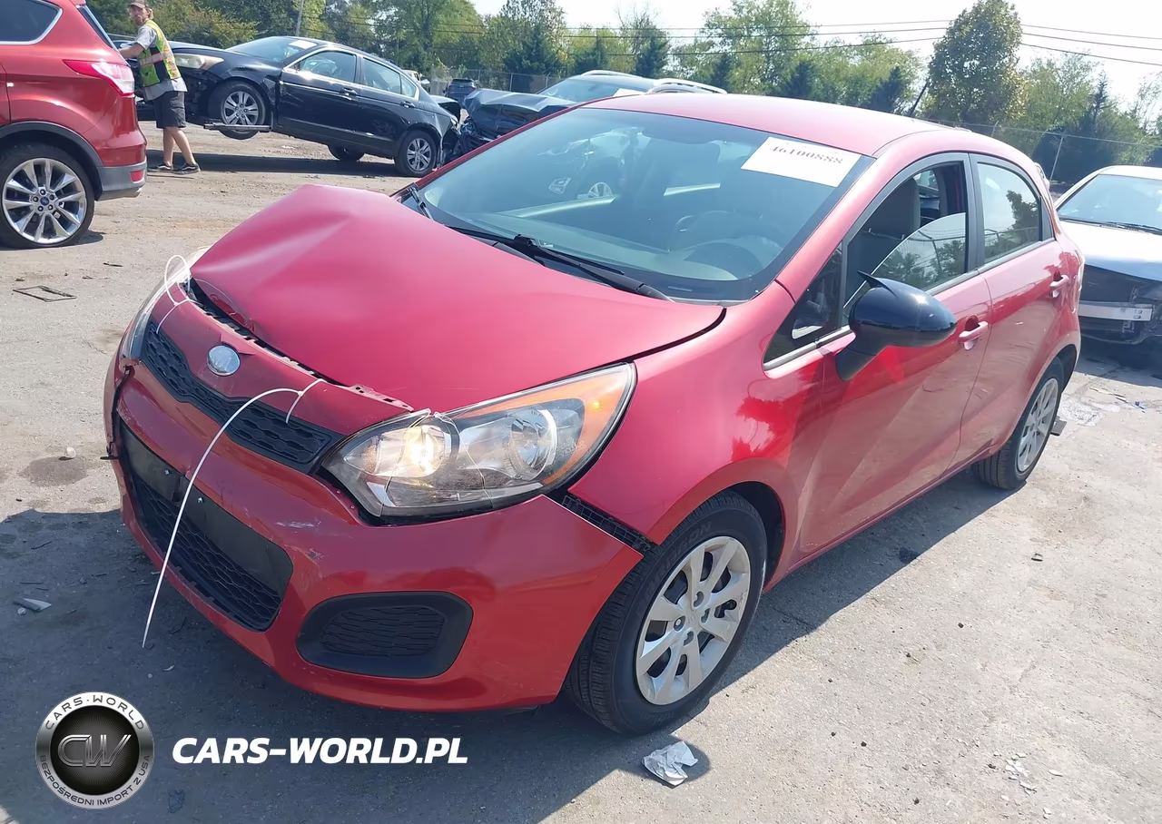 2013 Kia Rio Lx VIN:KNADM5A3XD6285155 - 2