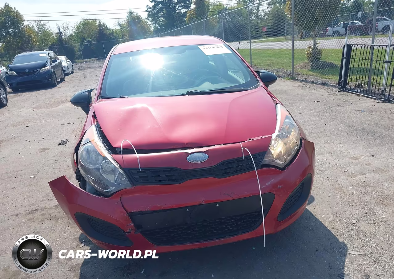 2013 Kia Rio Lx VIN:KNADM5A3XD6285155 - 6