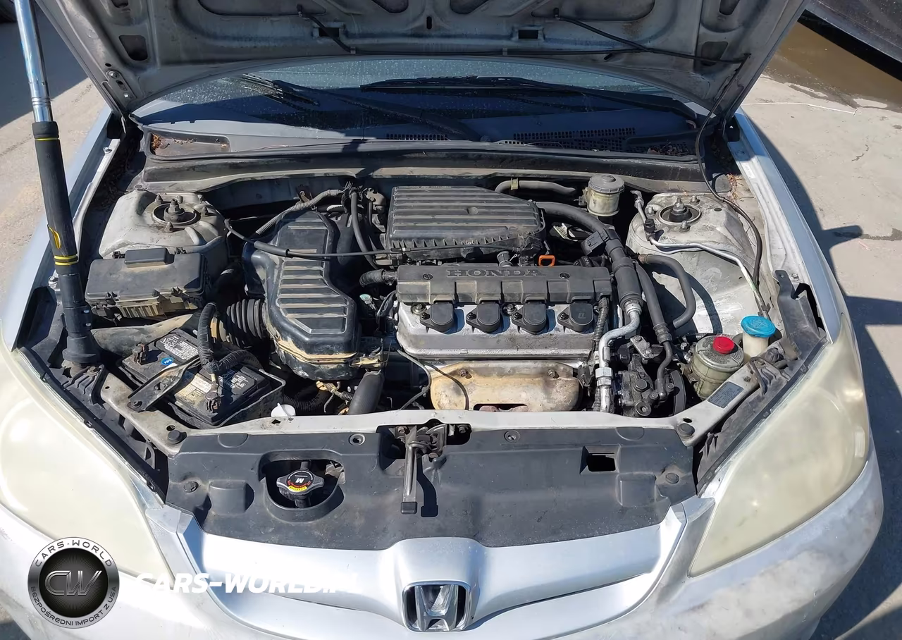 2004 Honda Civic Vp VIN:1HGES16354L008205 - 10