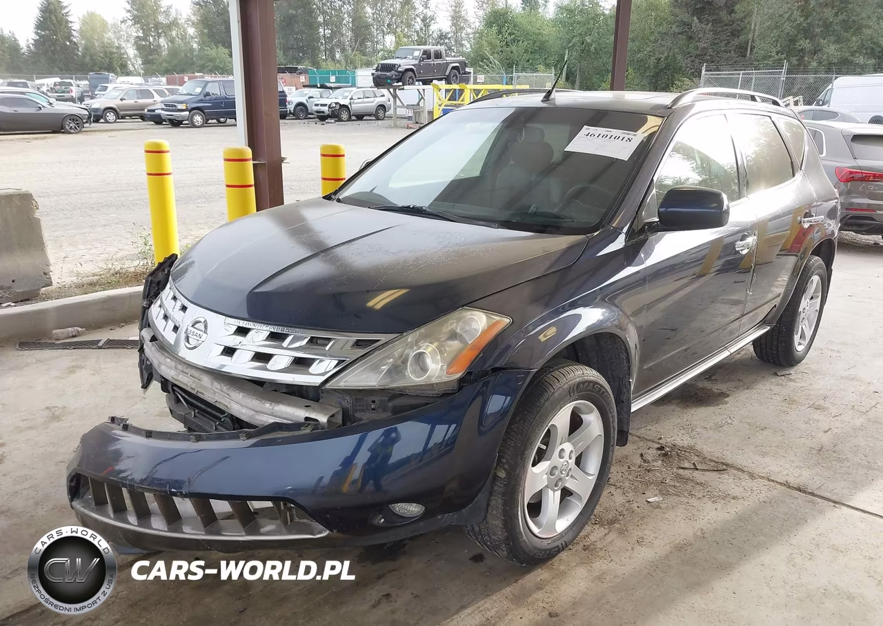 2003 Nissan Murano Sl VIN:JN8AZ08T23W103290 - 2