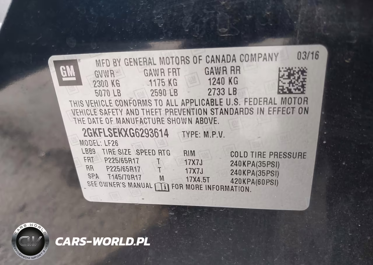 2016 GMC Terrain Sle VIN:2GKFLSEKXG6293614 - 9