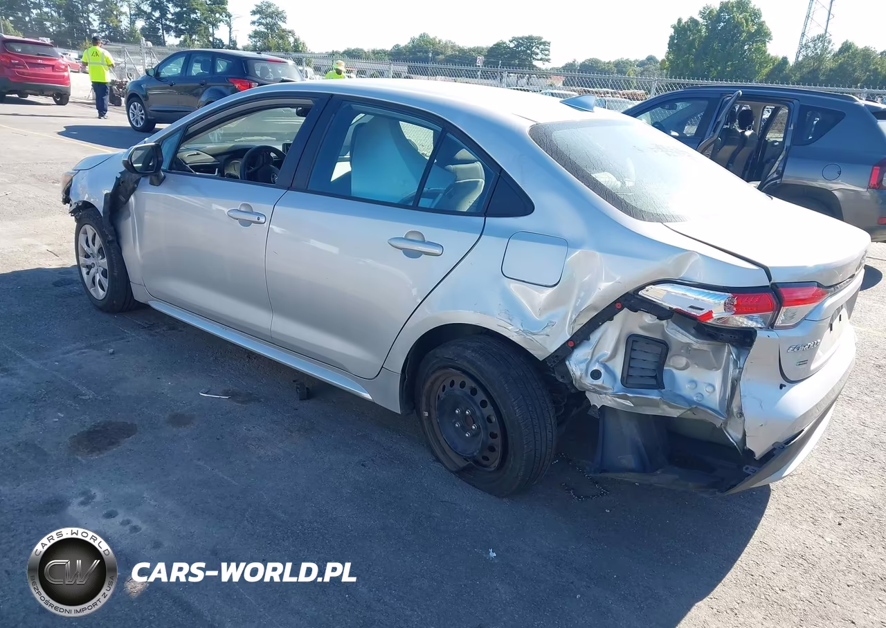 2022 Toyota Corolla Le VIN:5YFEPMAE9NP381685 - 3
